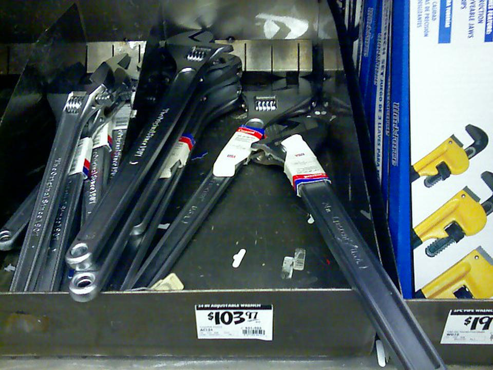 I need the most expensive wrench in the store. NOW!