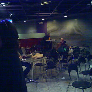 Last Call at the Burbank airport bar.