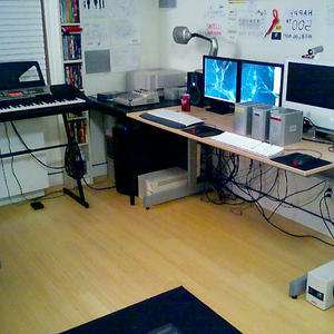 Looks like somebody ran out of cable ties...