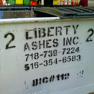 Ashes to ashes, dust to dumpster.