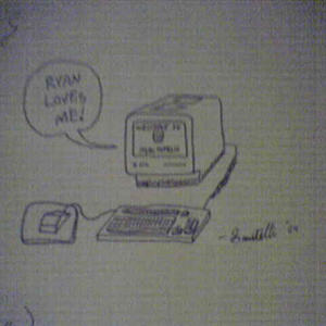 What can I say? The boy loves his Macs...