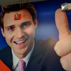 Umm... You got some schmutz right there.