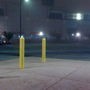 Sheer boredom and lonesome poles.