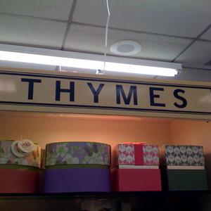 Do you have the thymes?