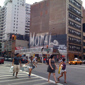 It's not really a mural, and it's not quite moral.