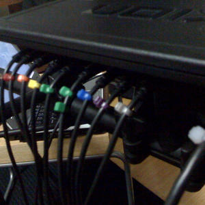 I own too many cable ties in too many colors.