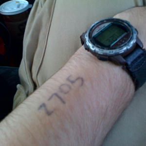 Probably shouldn't have used a Sharpie.