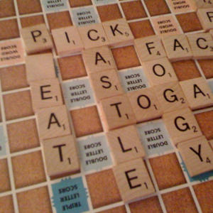 All I can think of is "Rick Astley." Thanks, Scrabbleman!